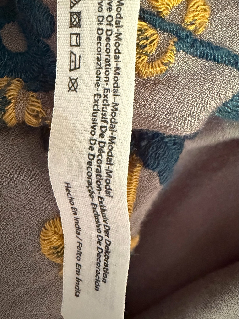 Free People Intimately Embroidered Aida Gray Boho Slip Dress XS - Picture 6 of 6